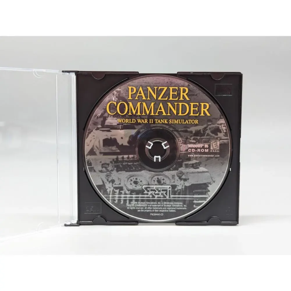 Panzer Commander World War II Tank Simulator PC Video Game Windows 95 Cd Rom